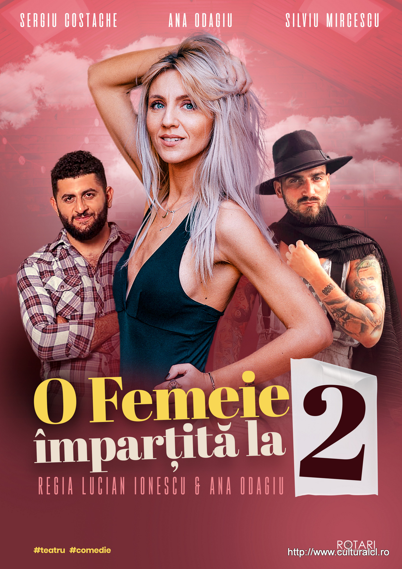 O femeie împărțită la doi